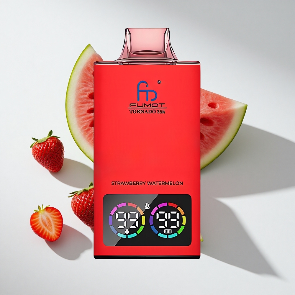 Fumot Tornado 25000 Puffs Dual Mesh Strawberry Watermelon Disposable Vape