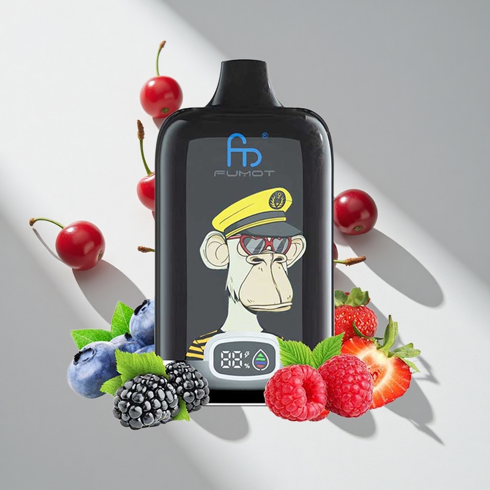 Fumot Tornado Digital Box 12000 Puffs Cherry Mesh Coil