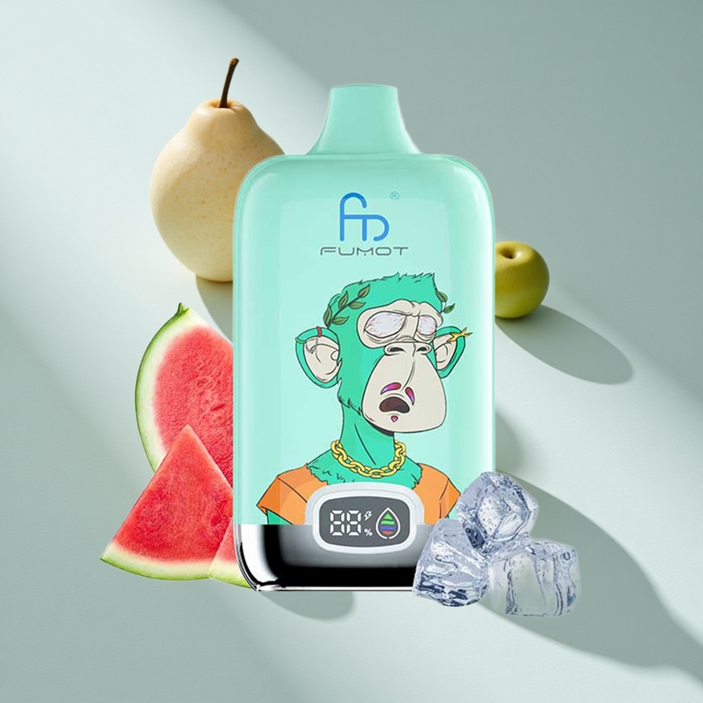 Fumot Tornado Digital Box 12000 Puffs Cool Mint Disposable Vape
