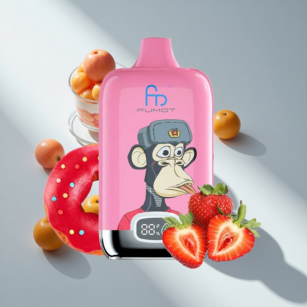 Fumot Tornado Digital Box 12000 Puffs Lush Ice Disposable Vape