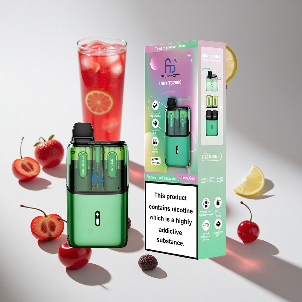 Fumot Ultra T32000 24ml Blackcurrant Lemonade - Cherry Cola