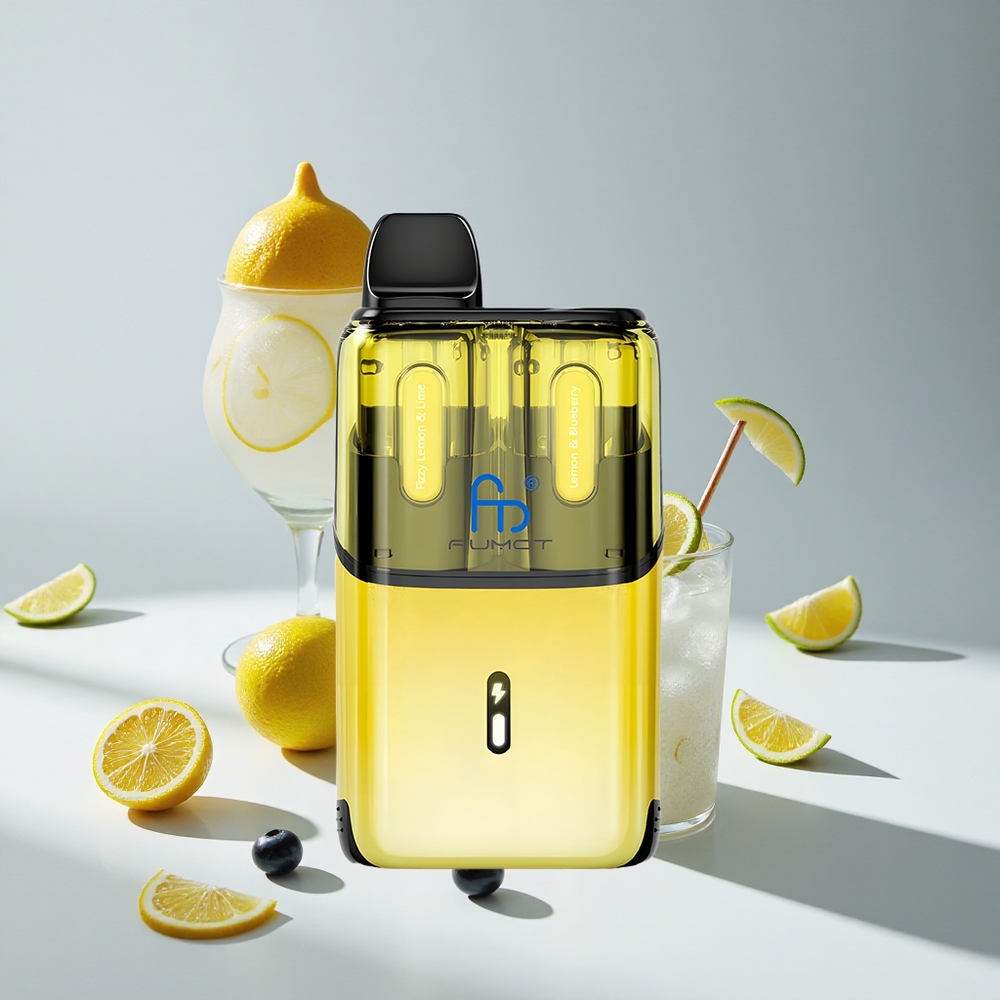 Fumot Ultra T32000 Disposable Vape 24ml Fizzy Lemon & Lime - Lemon & Blueberry