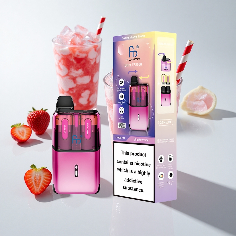 Fumot Ultra T32000 Strawberry Ice Disposable Vape 24ml