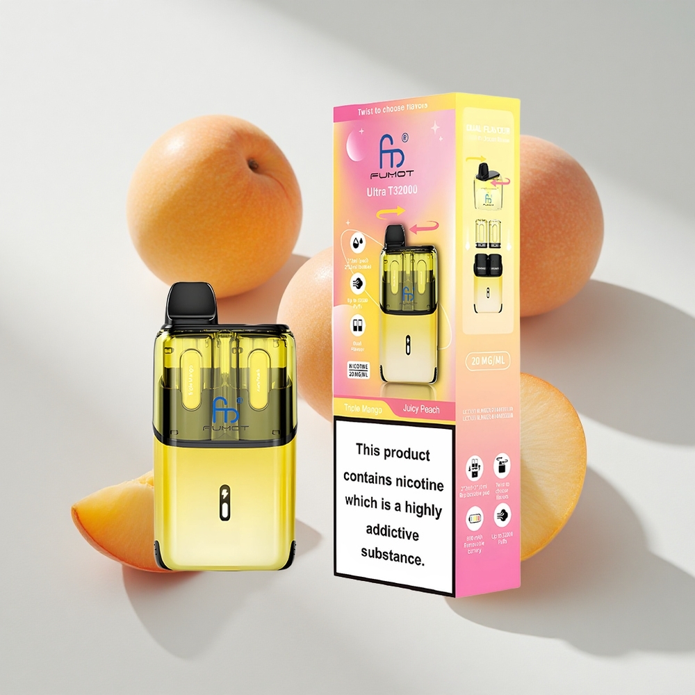 Fumot Ultra T32000 Triple Mango Peach 24ml Disposable Vape